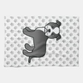Bull Terrier Dog Geschirrtuch (Horizontal)