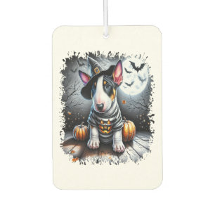Bull Terrier Dog Halloween Autolufterfrischer