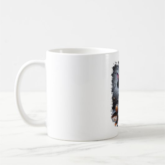 Bull Terrier Dog Halloween Kaffeetasse (Links)