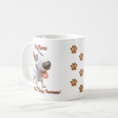 Bull Terrier - Dog hinzufügen, Text ändern Kaffeetasse (Vorderseite Links)