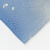 Bull Terrier Dog in Sledge Let it Schnee Weihnacht Fleecedecke (Ecke)