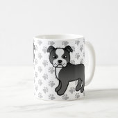 Bull Terrier Dog Kaffeetasse (VorderseiteRechts)