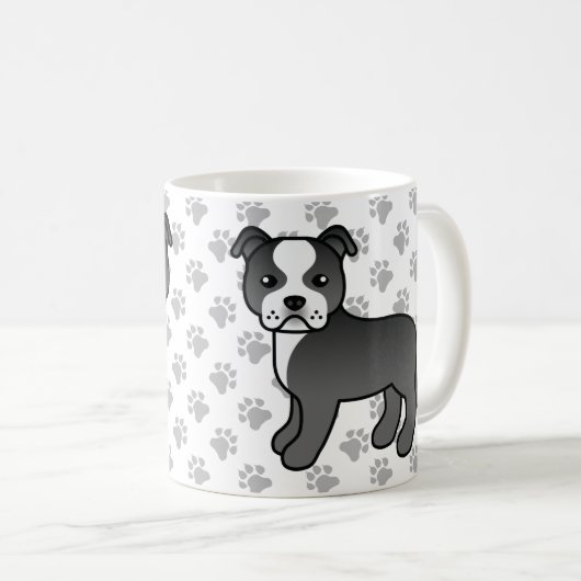 Bull Terrier Dog Kaffeetasse (VorderseiteRechts)