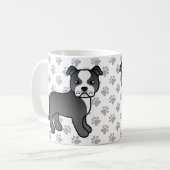Bull Terrier Dog Kaffeetasse (Vorderseite Links)