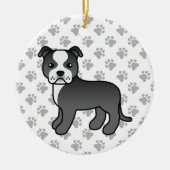 Bull Terrier Dog Keramik Ornament (Vorne)