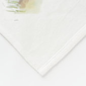 Bull Terrier Dog Mama Floral Fleecedecke (Ecke)