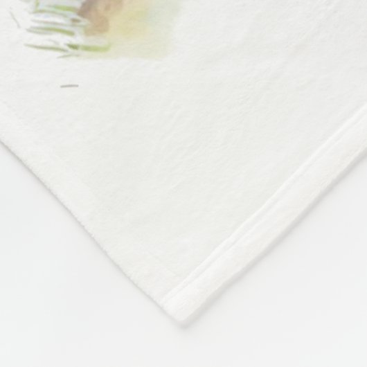 Bull Terrier Dog Mama Floral Fleecedecke (Ecke)