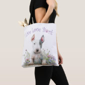 Bull Terrier Dog Mama Floral Tasche (Von Nahem)