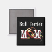 Bull Terrier Dog MAMA Magnet (Vorderseite/Rückseite)