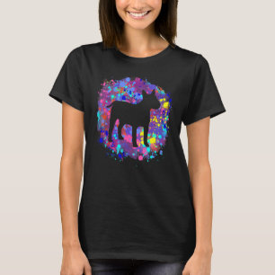 Bull Terrier Dog Pink Spritzer Liebe T-Shirt