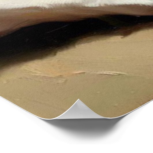 Bull Terrier Dog Poster (Ecke)