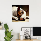 Bull Terrier Dog Poster (Heimbüro)