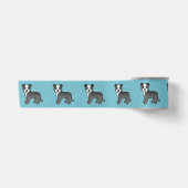 Bull Terrier Dog Satinband (Vorderseite)