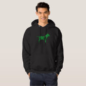 Bull Terrier Dog Shamrock St Patrick s Day Saint P Hoodie (Vorne ganz)