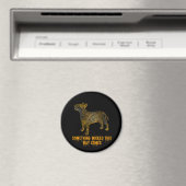 Bull Terrier Dog Silhouette Fun Halloween Magnet (In Situ (Geschirrspüler))