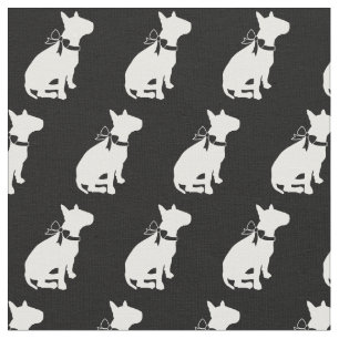 Bull Terrier Dog Silhouette Pet Stoff