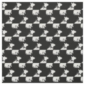 Bull Terrier Dog Silhouette Pet Stoff (Muster)