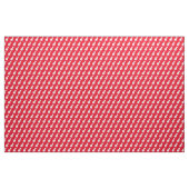 Bull Terrier Dog Silhouette Red Stoff (Yard (91,4 cm))