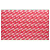 Bull Terrier Dog Silhouette Red Stoff (Yard (91,4 cm))