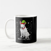 Bull Terrier Dog Tree Christmas Sweater Xmas Dogs Kaffeetasse (Links)