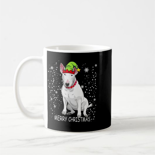 Bull Terrier Dog Tree Christmas Sweater Xmas Dogs Kaffeetasse (Links)