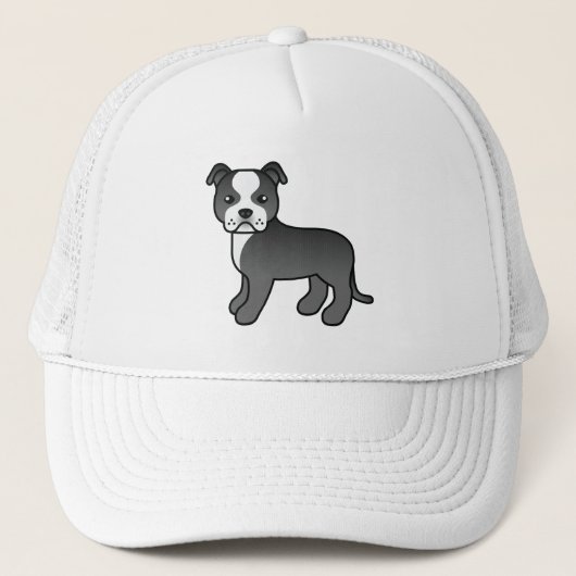 Bull Terrier Dog Truckerkappe (Vorderseite)