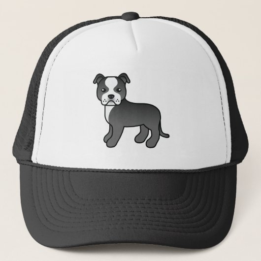 Bull Terrier Dog Truckerkappe (Vorderseite)