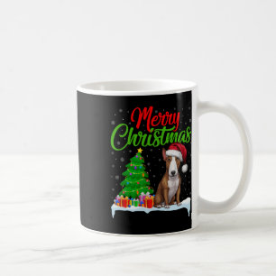 Bull Terrier Dog Weihnachtsbaum Lichter Funny Xmas Kaffeetasse