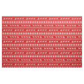 Bull Terrier Dogs Weihnachtsfeiertag Stoff (Fat Quarter (45,7 x 55,9 cm))