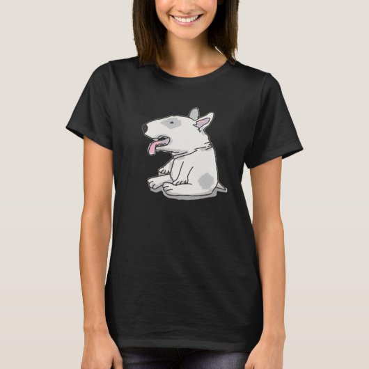 Bull Terrier Doodle T-Shirt (Vorderseite)