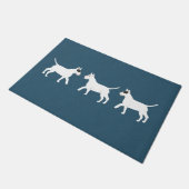 Bull Terrier Doormat Fußmatte (Schrägansicht)