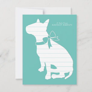 Bull Terrier Doppy Dankeskarte