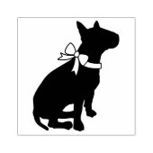 Bull Terrier Doppy Gummistempel (Prägung)