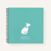 Bull Terrier Doppy Notizblock (Vorderseite)