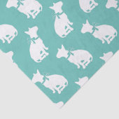 Bull Terrier Doppy Seidenpapier (Detail)