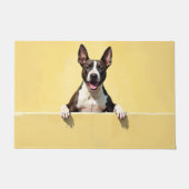 Bull Terrier Fußmatten Kunst Fußmatte (Vorderseite)