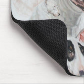 Bull Terrier Ghost Mousepad (Ecke)
