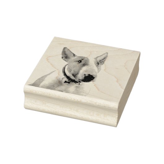 Bull Terrier Gummistempel (Stempel)