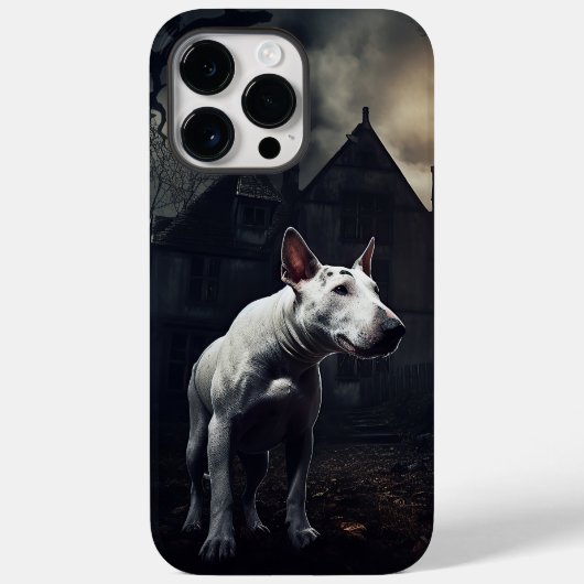 Bull Terrier Halloween Beängstigend Case-Mate iPhone Hülle (Rückseite)