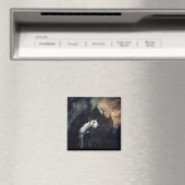 Bull Terrier Halloween Beängstigend Magnet (In Situ (Geschirrspüler))