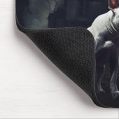 Bull Terrier Halloween Beängstigend Mousepad (Ecke)