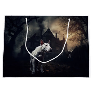Bull Terrier Halloween Gruselig Große Geschenktüte