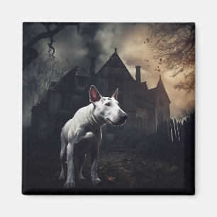 Bull Terrier Halloween Gruselig Magnet