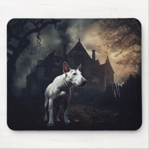 Bull Terrier Halloween Gruselig Mousepad