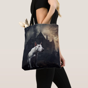 Bull Terrier Halloween Gruselig Tasche