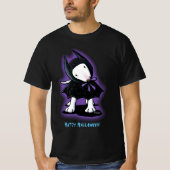 Bull Terrier Halloween KiniArt T - Shirt (Vorderseite)