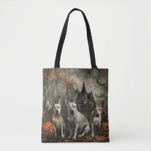Bull Terrier Halloween Nacht Hunde-Spaß Tasche