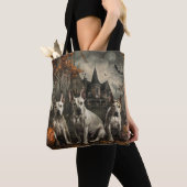 Bull Terrier Halloween Night Doggy Delight Tasche (Von Nahem)