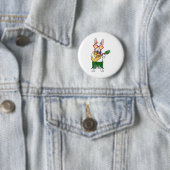Bull Terrier Hawaiian Costume Ukulele Summ Button (Beispiel)