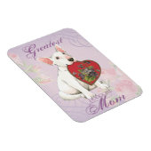 Bull Terrier Heart Mama Magnet (Rechte Seite)